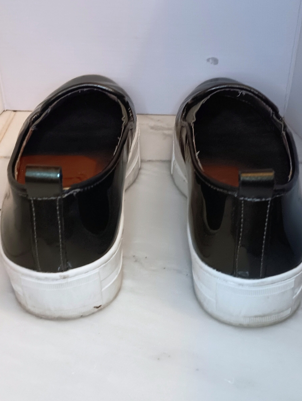 Halogen Baylee Slip-On Patent Leather Platform Sneakers - Picture 6 of 9